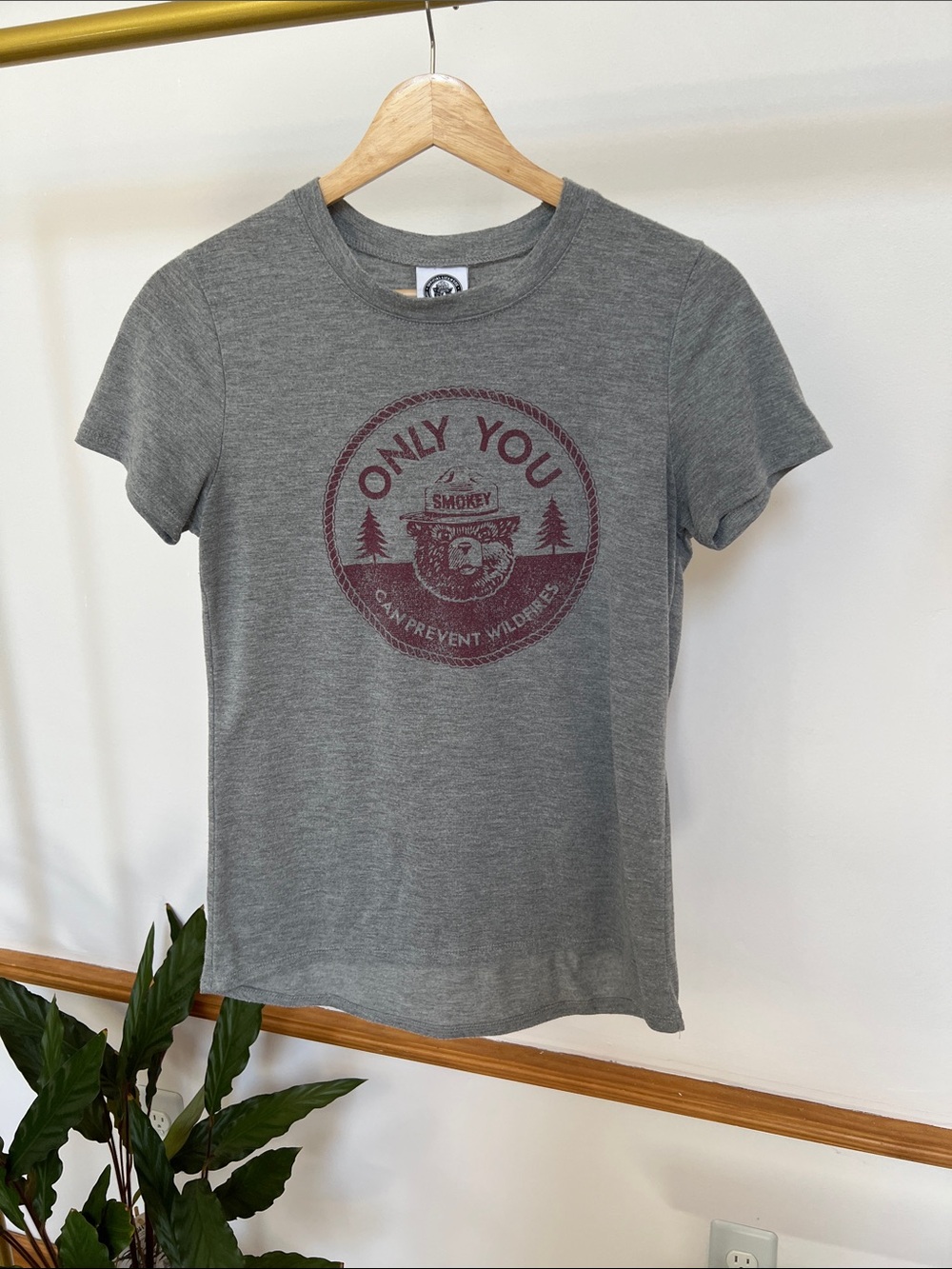 Source Unknown Gray Smokey 'Only You' Graphic Tee